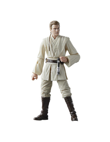 Figura hasbro star wars the black series archive obi - wan kenobi (padawan)