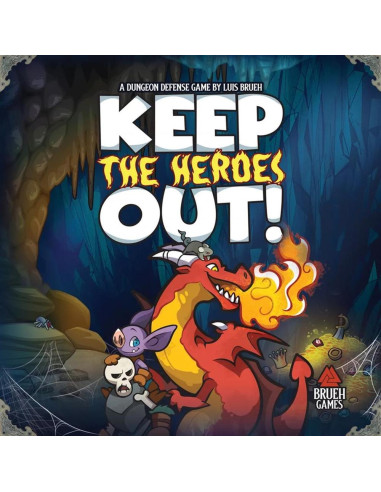 Juego de mesa keep the heroes out ingles