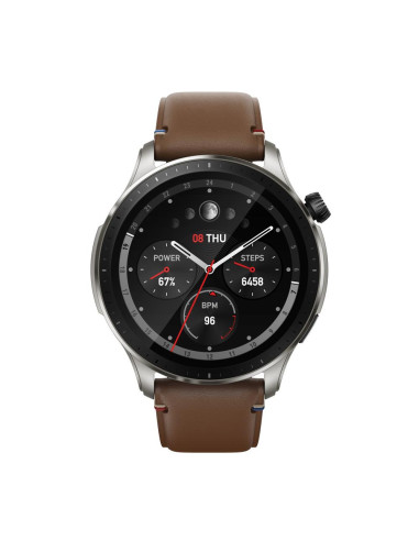 Pulsera reloj deportiva amazfit gtr 4 marron 1.43pulgadas - smartwatch