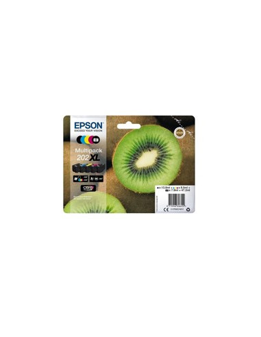 Multipack cartucho tinta epson 202xl c13t02g74010 5 colores claria kiwi