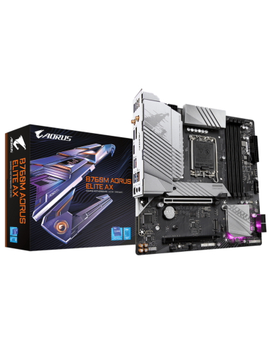 Placa base gigabyte b760m aorus elite ax 1700 matx 4xddr5