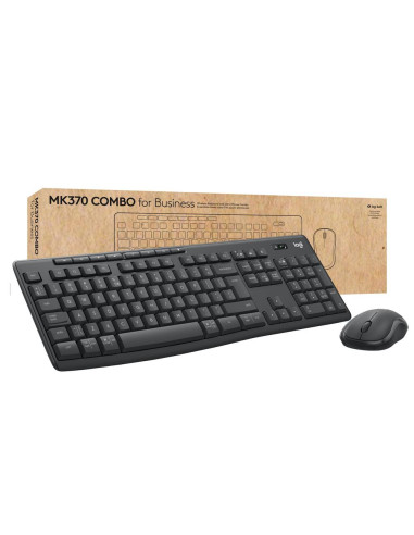 Teclado + mouse logitech mk370 combo for business wireles ingles (ee.uu)