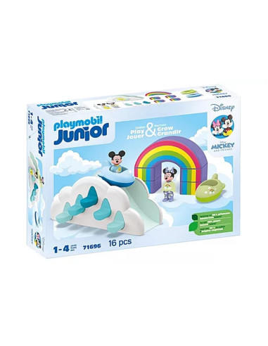 Playmobil junior: disney mickey y minnie casa en las nubes