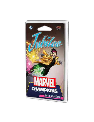 Juego de mesa marvel champions pack de heroe jubilee edad recomendada 14 años