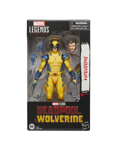 Figura hasbro marvel legends series deadpool & walverine -  walverine