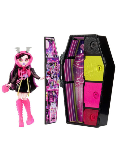 Muñeca mattel monster high skulltimate secrets neon frights draculaura