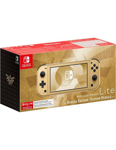 Consola nintendo switch lite edicion hyrule + 12 meses online