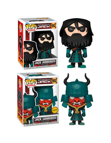 Funko pop animacion samurai jack jack con armadura opcion chase 49276