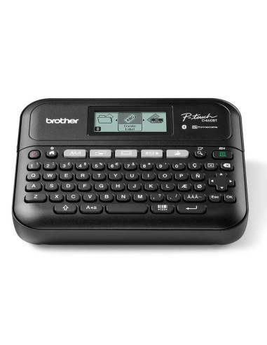 Rotuladora brother pt - d460btvp lcd -  2 lineas -  teclado qwerty -  corte de cinta manual