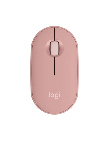 Raton inalambrico pebble mouse 2 m350s rosa bluetooth