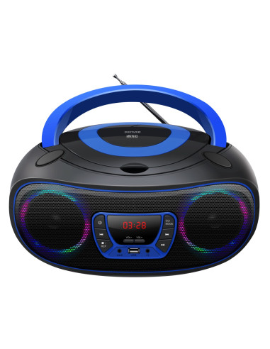 Radio denver tcl - 212 azul -  reproductor cd -  usb -  bluetooth