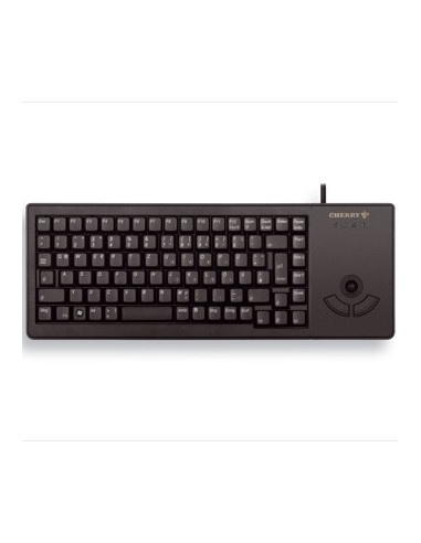 Teclado cherry g84 - 5400 usb track ball negro portugues