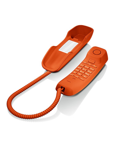 Telefono fijo gigaset da210 naranja 3 tonos