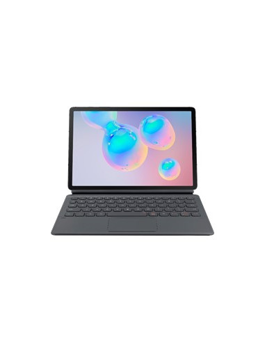 Funda con teclado para tablet innjoo voom tab 10.1pulgadas gris - touchpad - pin connector