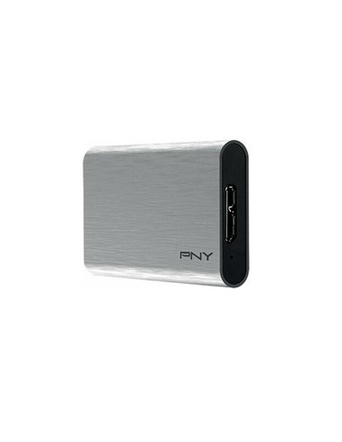 Disco duro externo ssd pny cs1050 240gb usb 3.1 plata