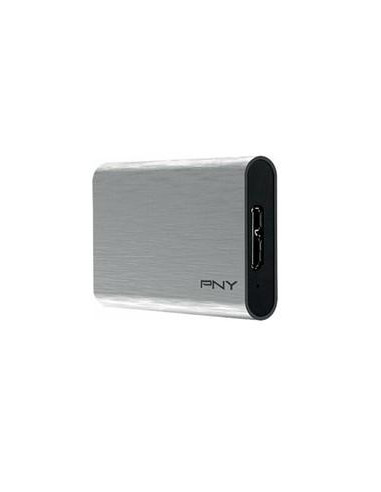 Disco duro externo ssd pny cs1050 480gb usb 3.1 plata