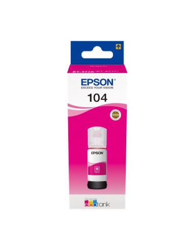 Cartucho ecotank epson 104 magenta ink 65ml botella