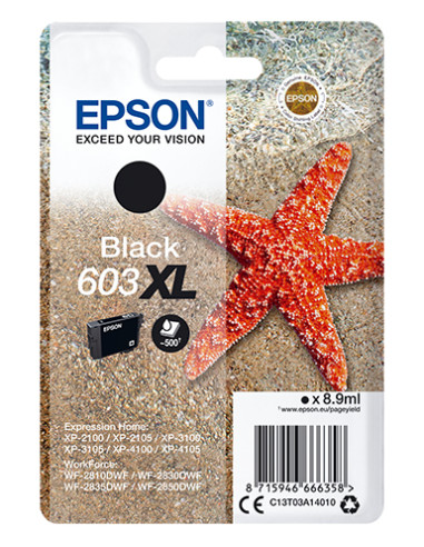 Cartucho tinta epson c13t03a14010 singlepack negro 603xl estrella de mar