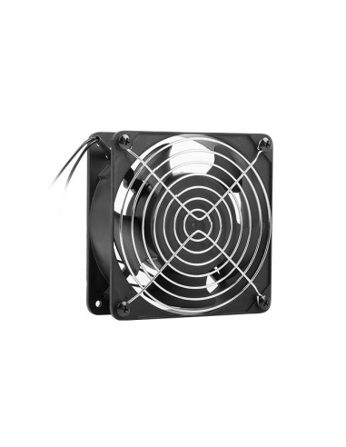 Ventilador 120 mm lanberg para rack 19 230v rejilla metalica negro