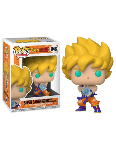 Funko pop dragon ball z super saiyan goku con kamehameha 48660