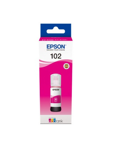 Cartucho tinta epson c13t03r340 102 ecotank magenta ink et - 2700 - et - 2750 - et - 3700 - et - 3750 - et4750