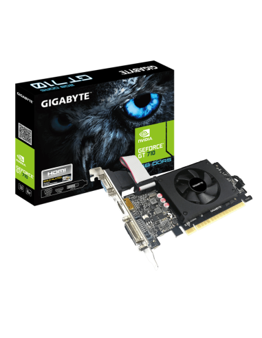 Tarjeta grafica gigabyte gt 710 2gb ddr5 lp