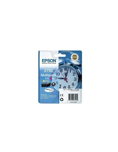 Multipack epson t271540  27xl amarillo  cianmagenta wf - 3620 - 3460dtwf - dwf -  despertador