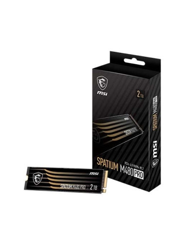 Disco duro interno solido ssd msi spatium m480 m2 nvme 2tb pcie4