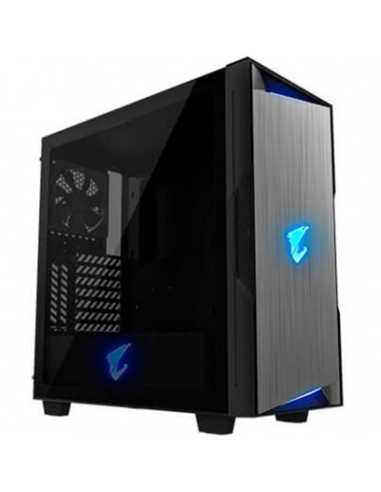 Caja gaming gigabyte ac300g atx 2xusb3.0 1xusbc rgb s - f negro