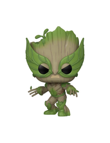 Funko pop marvel: we are groot groot como lobezno 79519