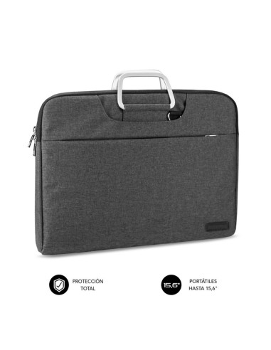 Funda subblim business laptop sleeve para portatil 15.6pulgadas gris