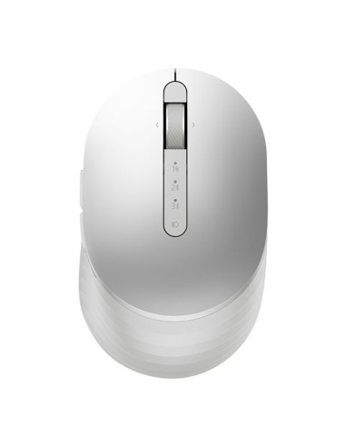 Mouse raton dell ms7421w optico 7 botones 1600ppp wireless inalambrico plateado platino