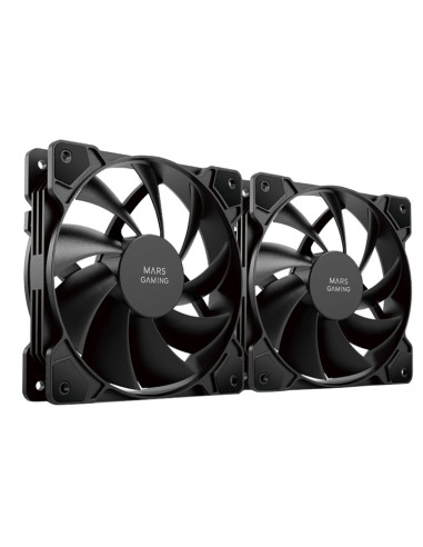 Ventilador mars gaming mfprox2 2 x 120mm negro