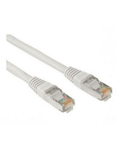 Latiguillo cable red utp cat.5e rj45 nanocable 0.25m gris