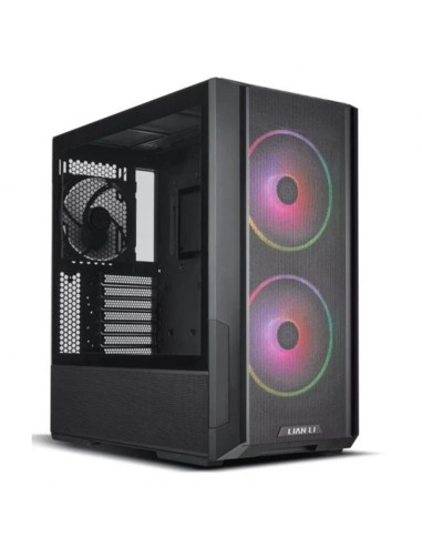 Caja ordenador gaming lian li e - atx lancool 216 argb cristal templado negro