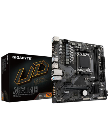 Placa base gigabyte a620m h am5 matx 2xddr5