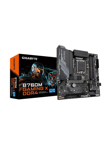 Placa base gigabyte b760m gaming x 1700 m - atx -  4x ddr4 -  4x sata 6gb - s -  3x usb 3.2 -  5x usb 2.0