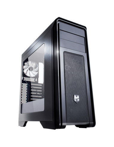 Caja ordenador gaming nox hummer zx atx usb 3.0 negra sin fuente ventana acrilica