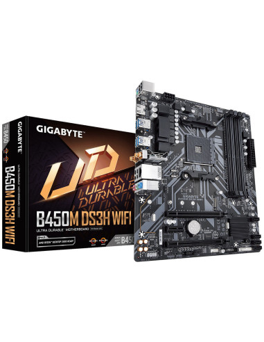 Placa base gigabyte b450m ds3h wifi am4 matx 4xddr4