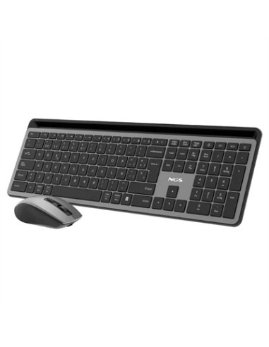 Kit teclado + mouse raton ngs eclipse kit wireless inalambrico