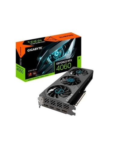 Tarjeta grafica gigabyte rtx 4060 eagle oc 8gb gddr6 - 2 x dp - 2 x hdmi - pci express 4.0