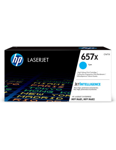 Toner hp 657x cyan