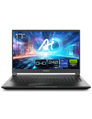 Portatil gigabyte aorus 17x azf - d5es665sh i9 13980hx 4070 32gb 2tb 17pulgadas w11h