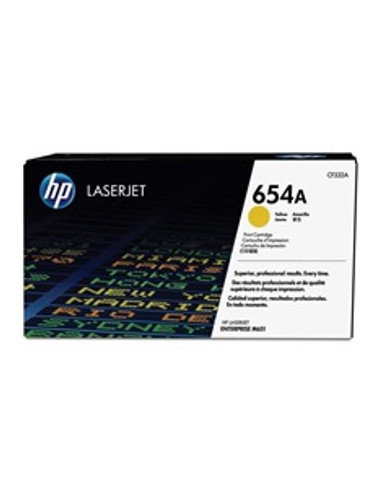 Toner hp 654a cf332a amarillo 15000 paginas