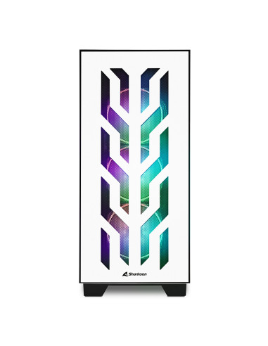 Caja sharkoon elite shark ca300t atx 2xusb3.0 sin fuente blanco