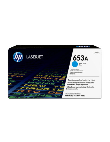 Toner hp 653a cyan