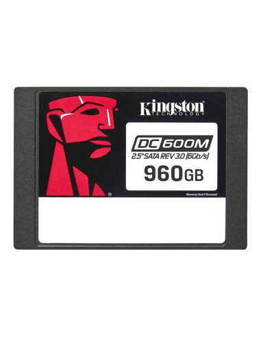 Disco duro interno solido ssd kingston data center 600m 960gb 2.5pulgadas sata 6gb - s