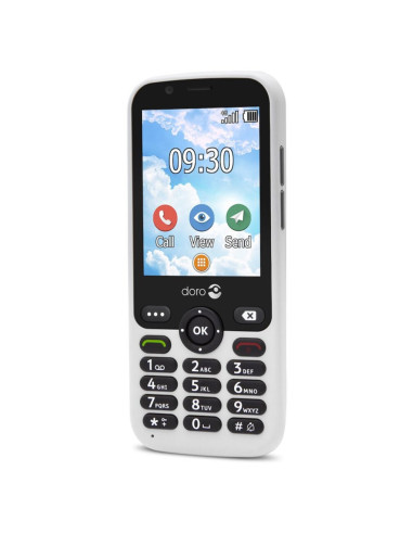 Telefono movil senior doro 7010 blanco - 2.8pulgadas - 4gb rom - 512mb ram - 3mpx - 1600mah