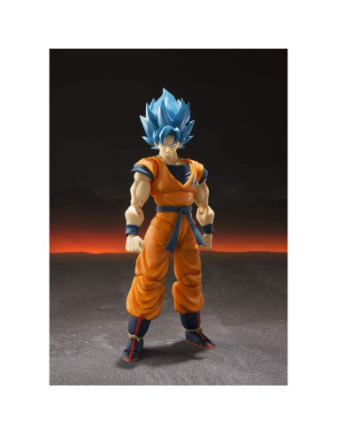 Figura tamashii nations figuarts sh dragon ball super super saiyan god super saiyan gogeta re - issue