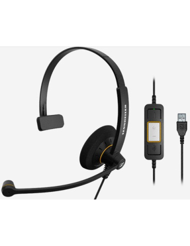 Auriculares micro epos sennheiser sc 30 usb ml cableado - monoaural - cancelación de ruido - voz hd